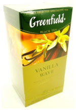 Чай "Гринфилд Ванила Вэйв" (25 шт) с/я/черный/абрикос/ваниль